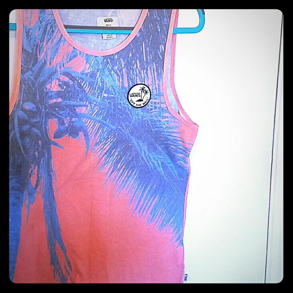 Vans off the Wall Pink Sunset Tank Top